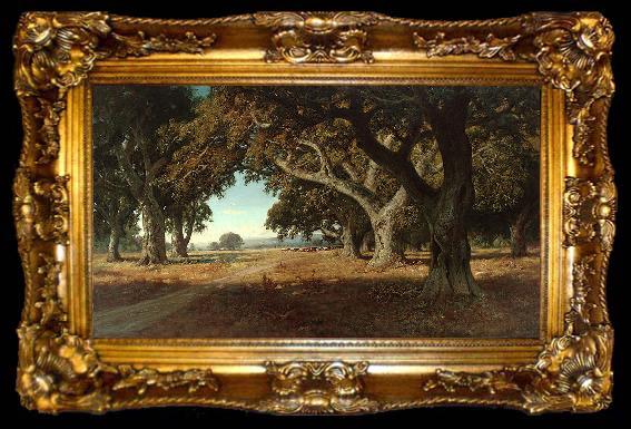 framed  William Keith California Ranch, ta009-2